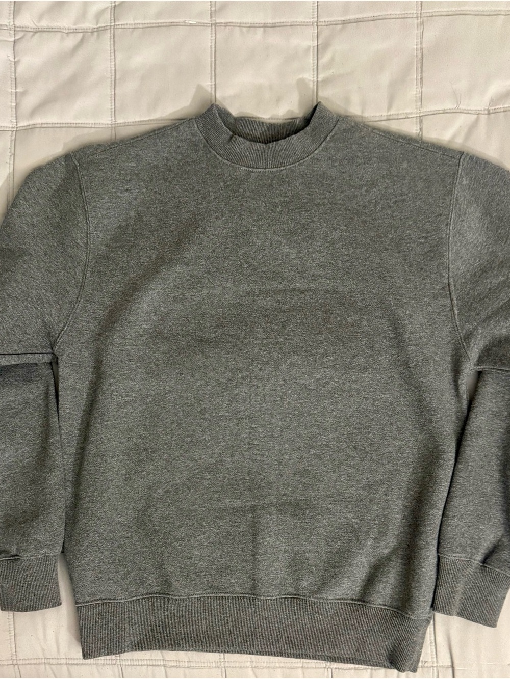 Men's Crewneck Sweater in Heather Gray
